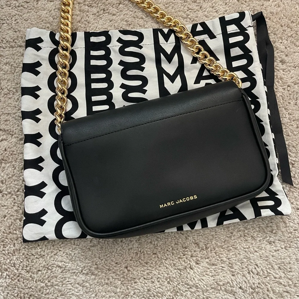 Marc Jacobs J Marc Black Crossbody Chain Shoulder Bag - Picture 5 of 6